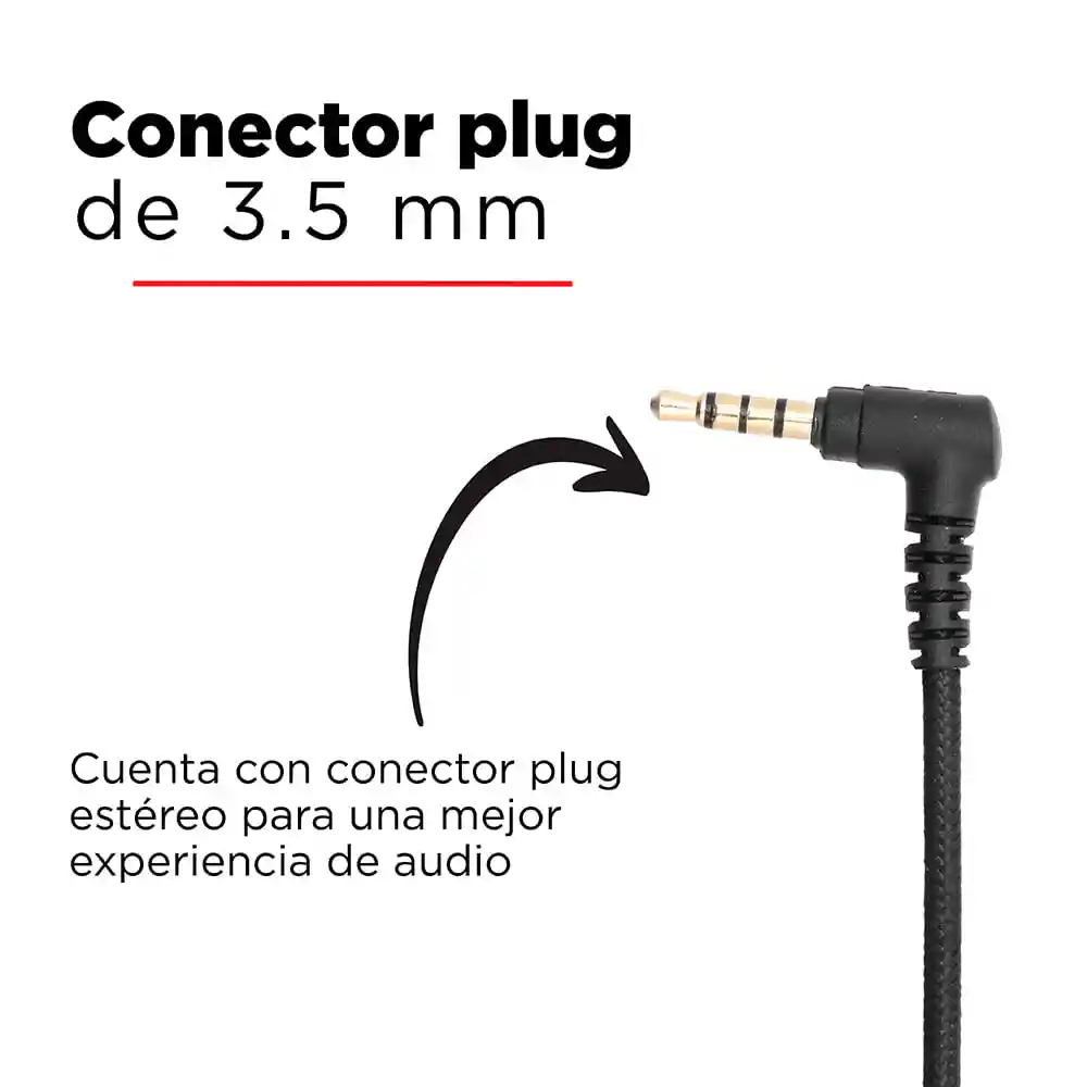 Miniso Audífonos De Diadema De Cable Rosa/negro