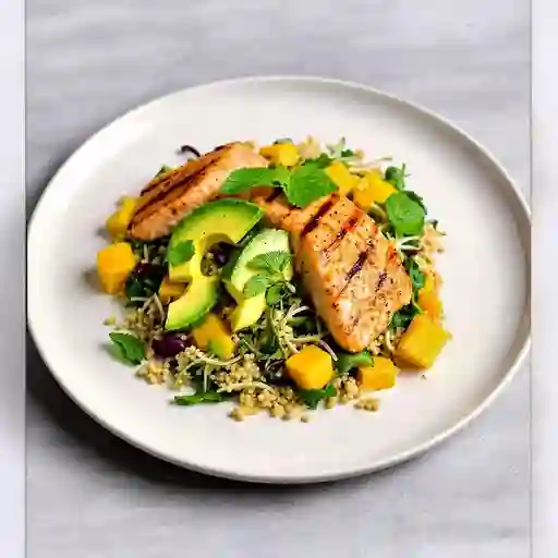 Ensalada Salmon Grill