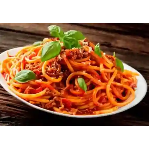 Spaghetti en Salsa Boloñesa