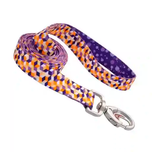 Hg Coastal Collar Para Mascota Sublime Trailla Cubes/Purple
