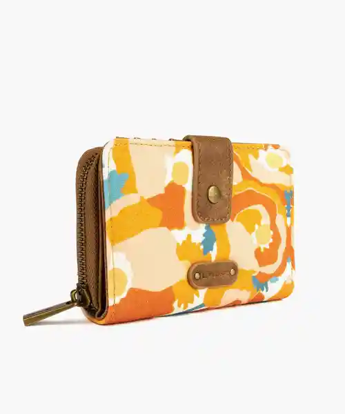 Billetera Canvas Naranja Lounge