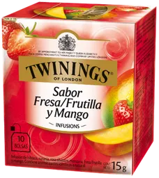 Twinings Infusión de Te Sabor a Fresa Frutilla y Mango 