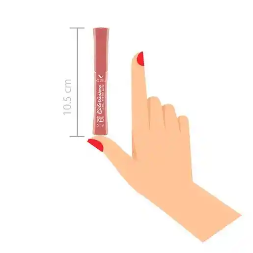 Vogue Labial Colorissimo Liquido Mate Delicada 