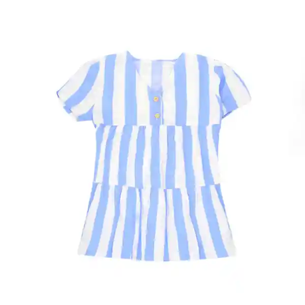 Blusa V22 2Ba Buvez Mini Azul Talla 9