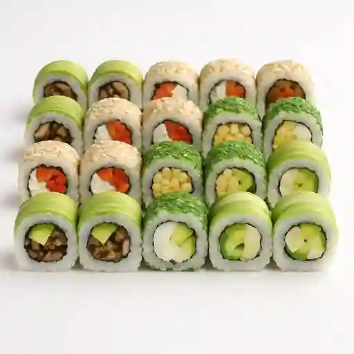 50 Piezas Vegetarianas