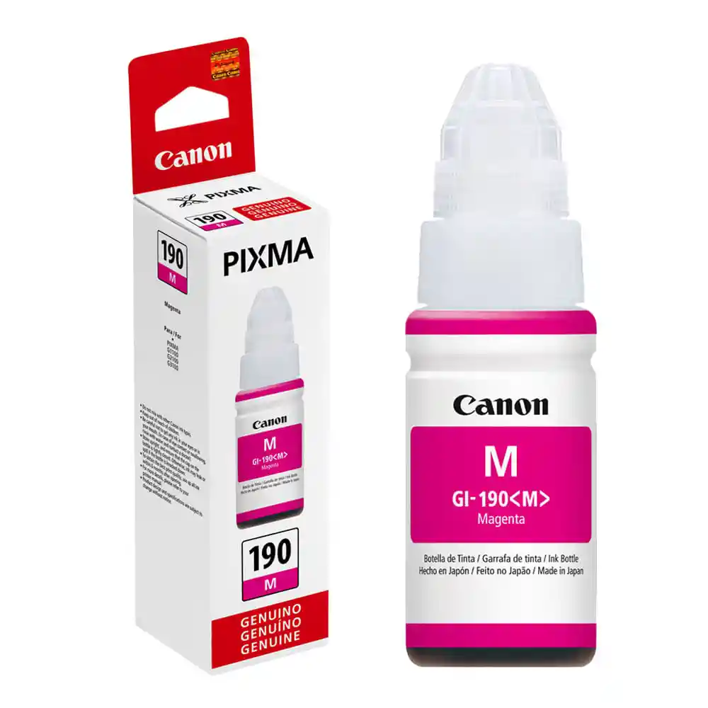 Canon Botella Tinta Magenta Gi-190