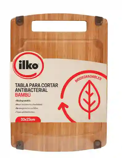 Iko Tabla Para Cortar Bambú Natural 33 x 23 cm