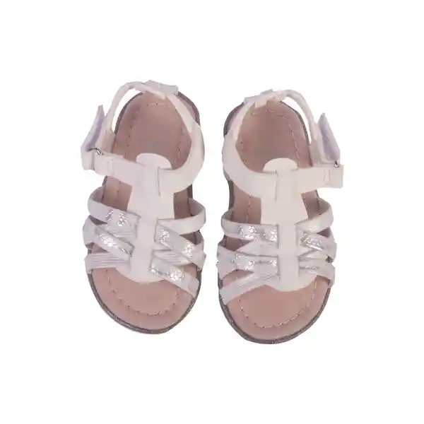 Sandalias Bebe Niña Blanco Pillin 24