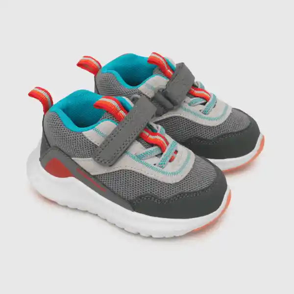 Zapatillas Urbana de Bebé Niño Gray/Gris Talla 21 Colloky