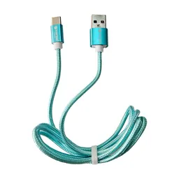 Cable Usb 20 Tipo C de Color Aqua 1 m