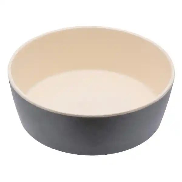 Beco Plato Para Mascota Bowl de Bambú Coastal Grey M