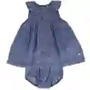 Vestido Con Calzón Bebé Niña Talla 6 M Pvy723-23Cel Pillín