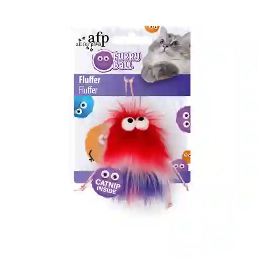 Afp Furry Ball Fluffer Rojo