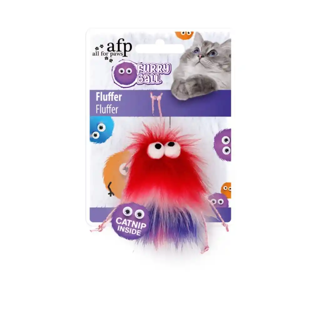 Afp Furry Ball Fluffer Rojo