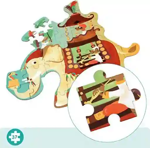 Avenir Contour Rompecabeza Elephant - 6181129