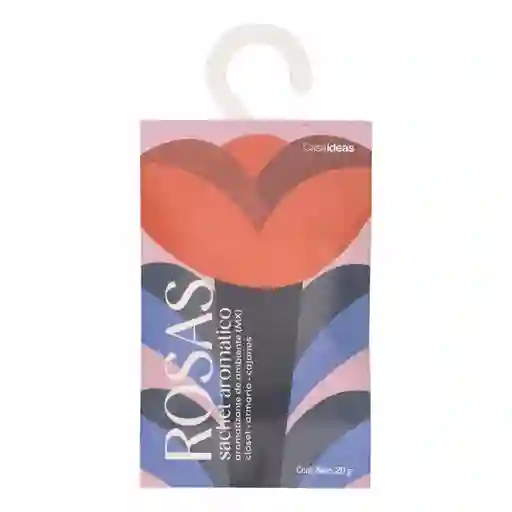 Aromatizante Sachet Rosas 11 x 17 cm Casaideas