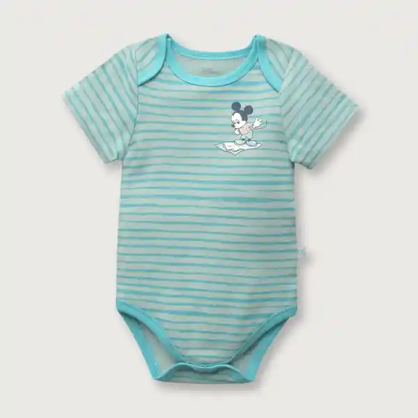 Body de Bebé Disney Corto Niño Blanco Talla 9M Opaline