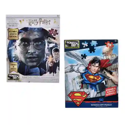 Puzzle Dc Comics Raspa 2 en 1 de Harry Potter