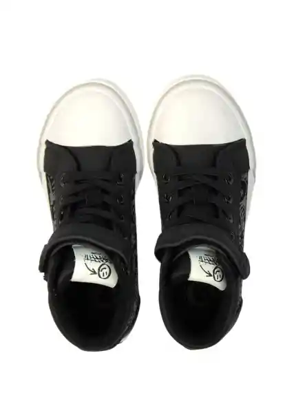 Zapatillas Urbana Caña Velcro Andante Niño Negro 28 873 Ficcus