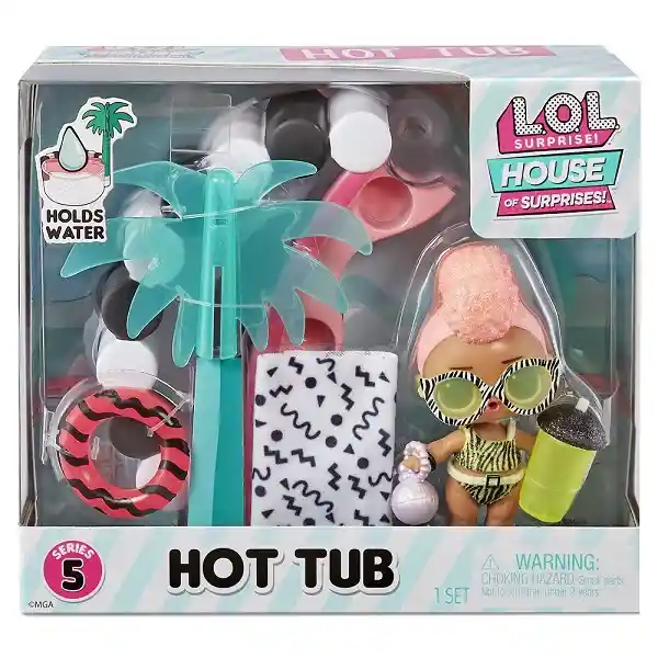 L.o.l Surprise! House Hot Tub-spa-jacuzzi (muñeca-muebles-accesorios)