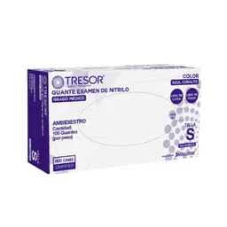 Tresor Guantes Nitrilo Azul Cobalto