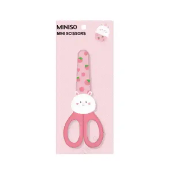Miniso Tijera de Papelería de Conejo Milk Tea Series