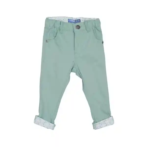 Pantalón Bebe Niña Verde Pillin 3 M