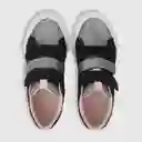 Zapatillas Urbana Con Brillo de Niña Negro Talla 34 Colloky