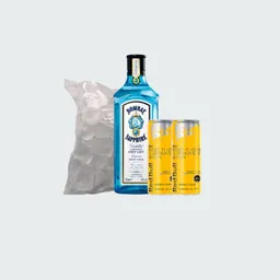 Combo Gin Bombay + Red Bull Amarilla + Hielo