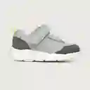 Zapatillas Urbana Elástico de Niño Gris Talla 20 Opaline