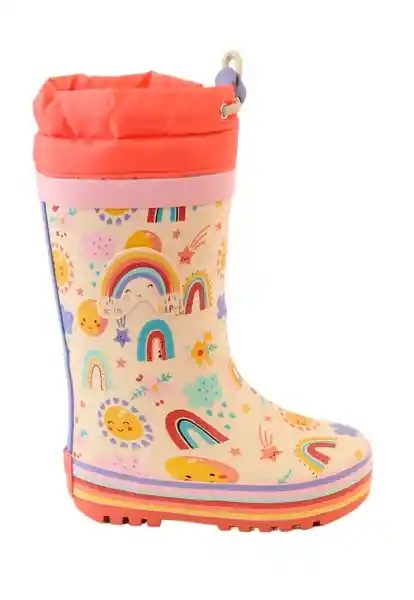 Botas de Agua Andante Niña Coral 27 868 Ficcus