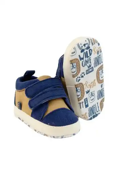 Zapatillas Urbana 2 Velcros Soft Bebé Niño Azul 17 812 Ficcus