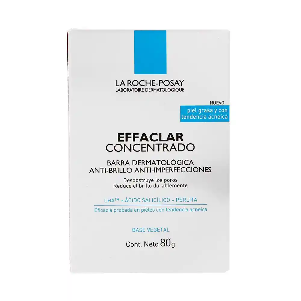 La Roche- Posay Effaclar Pain Barra de Limpieza Rostro para Pieles Grasas