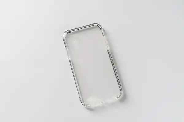 Case Blanda Borde Negro iPhone XR Transparente