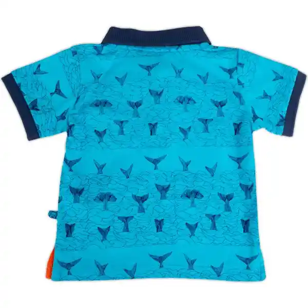 Polera Bebé Niño Turquesa Talla 3 A Pvy659-23Cal Pillín