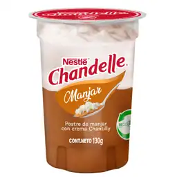 Nestlé Postre Chandelle Sabor a Manjar con Crema Chantilly