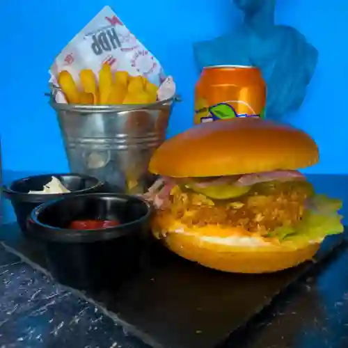 Combo Burger "a Lo Gringo Karifu"