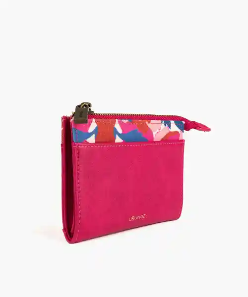 Billetera Estampada Fucsia Lounge