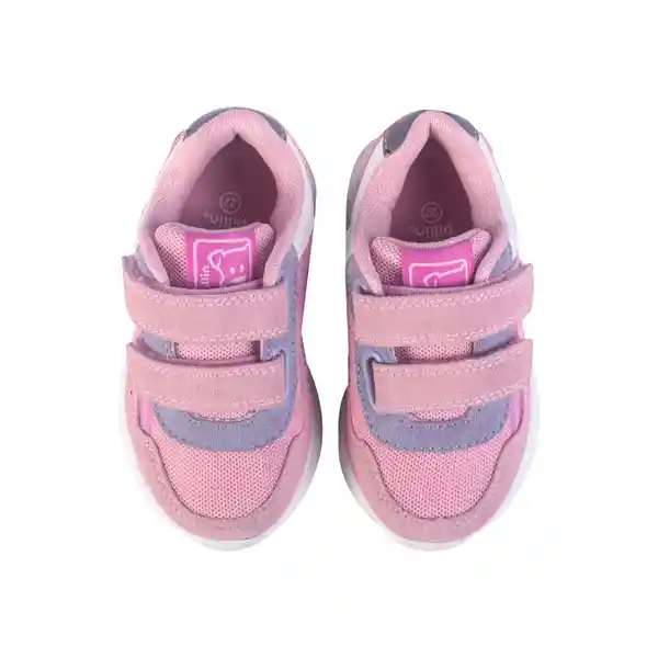 Zapatillas Urbana Bebé Niña Rosado Talla 26 Pillin