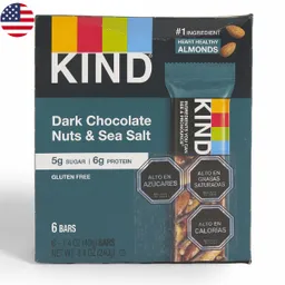 Barra de Frutos Secos Kind Chocolate y Sal Jumbo Impo