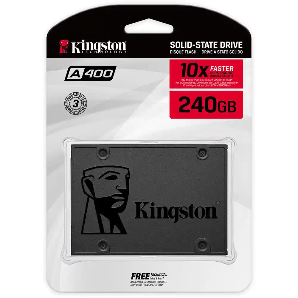 Kingston Disco Sólido Ssd 480Gb A400 Sata3 2.5