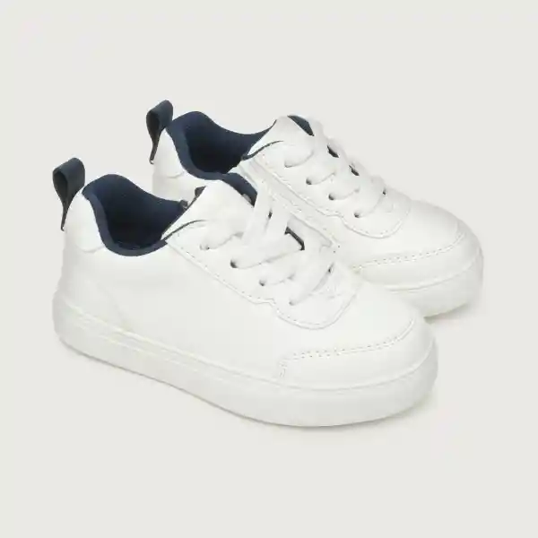 Zapatillas Urbana Niño Blanco Talla 20 Opaline