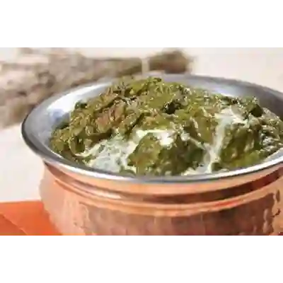 Mutton saagwala + basmati rice