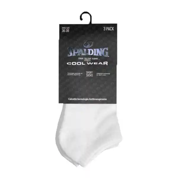 Pack Medias Socks White Spalding