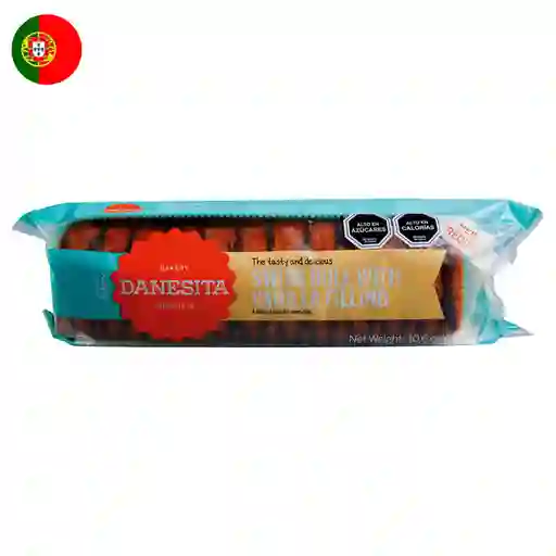 Panqueque Brazo de Reina Danesita Relleno Vainilla Jumbo