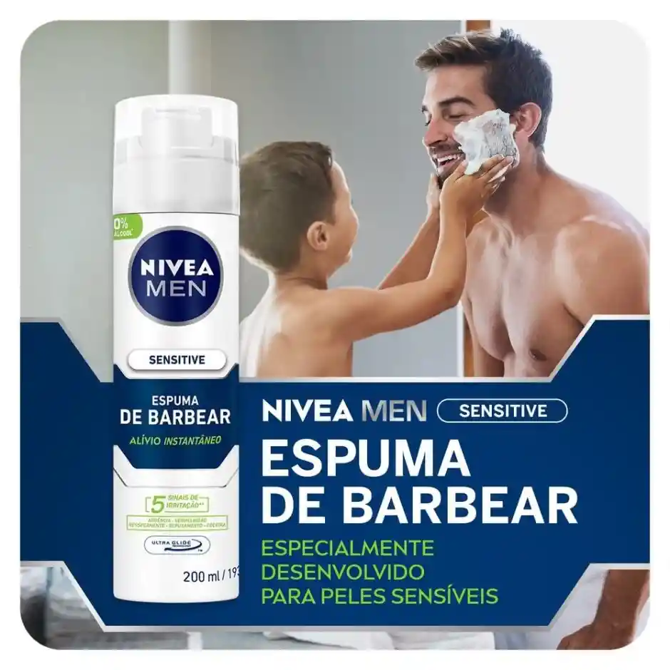 Nivea Men Espuma Afeitar Sensitive