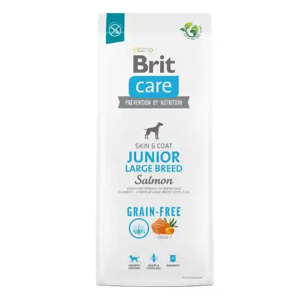 Brit Care Alimento Perro Salmón Junior Grain-Free Raza Grande