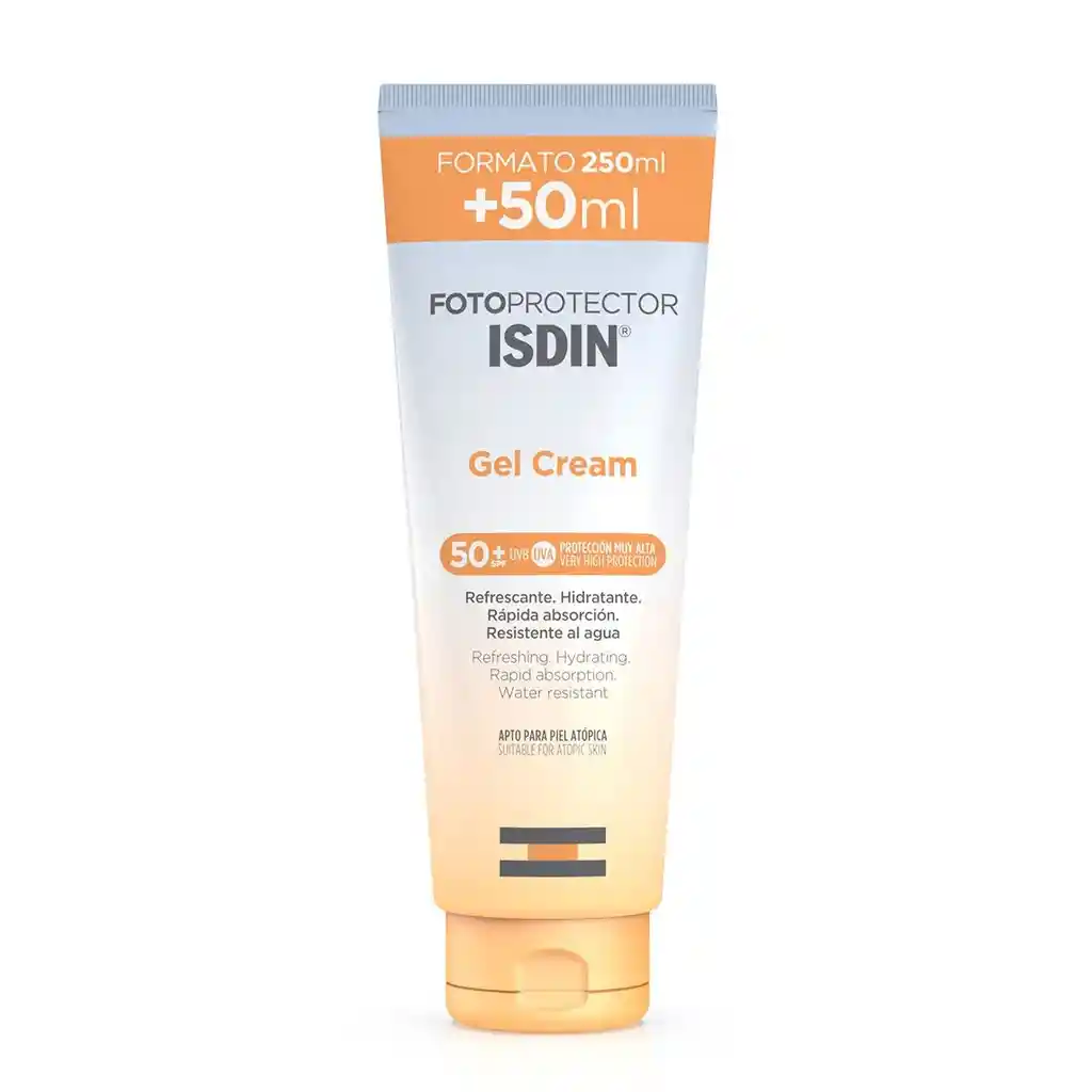 Isdin Fotoprotector Gel Cream Spf 50+ para Piel Atópica