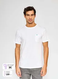 Camiseta Manga Corta Cn Bas Rgt Blanco L Ss24