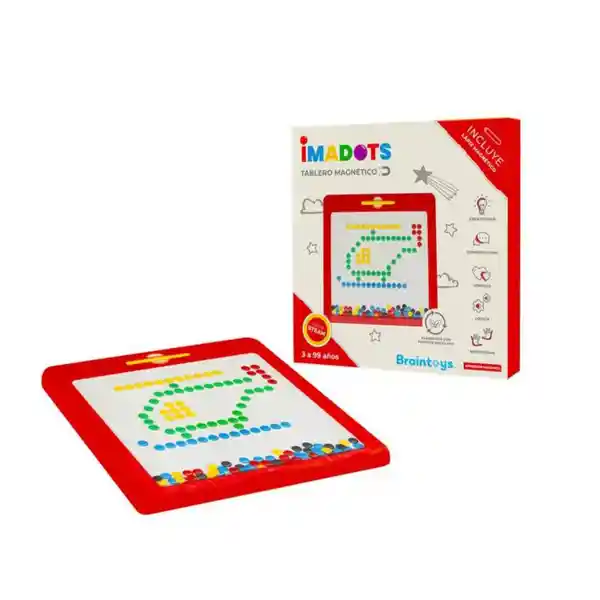 Juego de Tablero y Lápiz Magnético Imadots